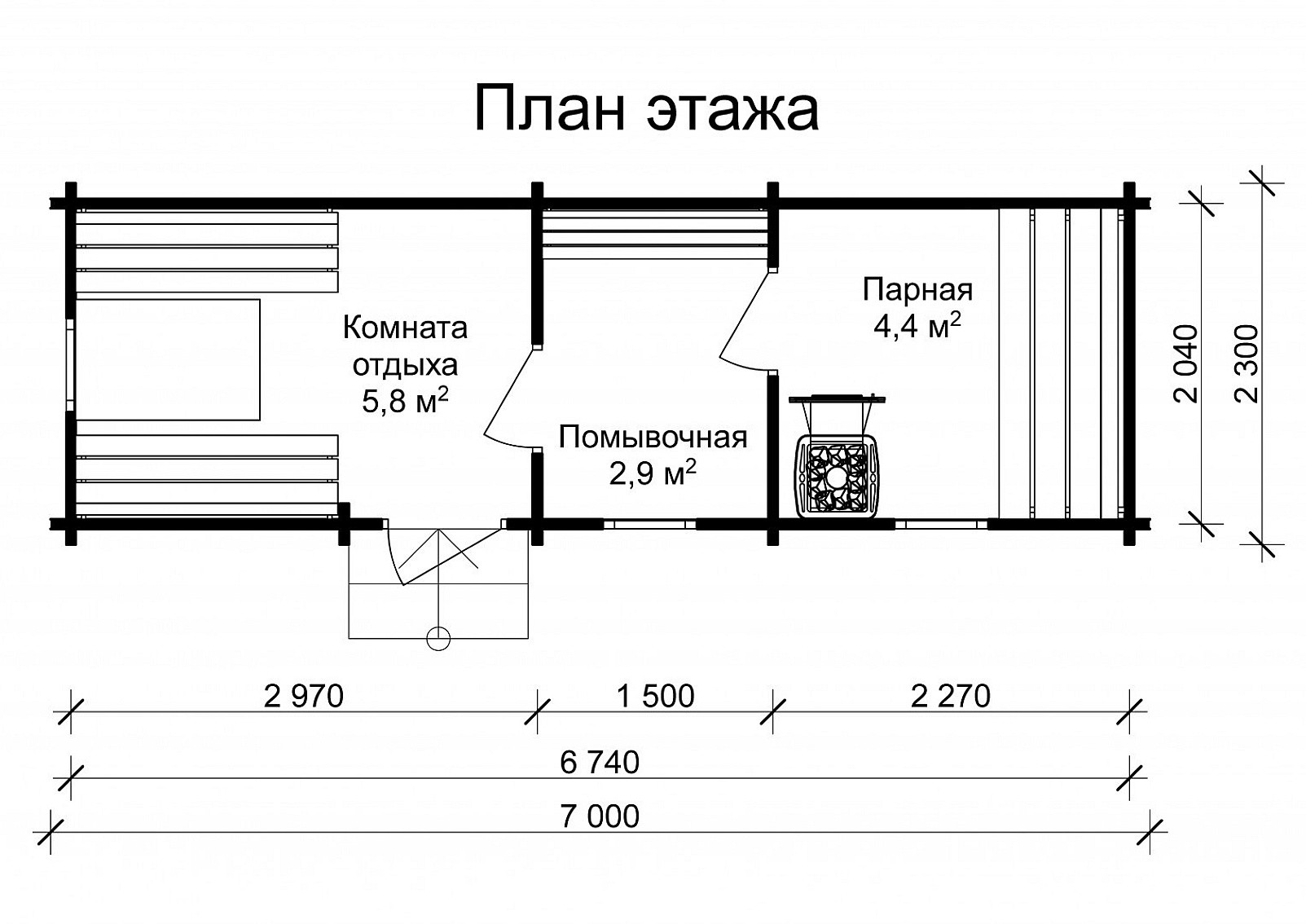 Мобильная баня МБ 111